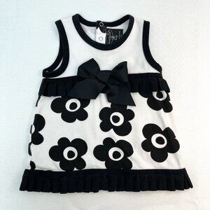 Stylish Black and White Kids Dress